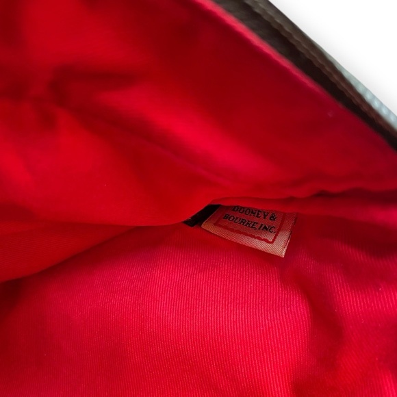Dooney & Bourke Nylon North South Triple Zip in Red - Picture 11 of 14